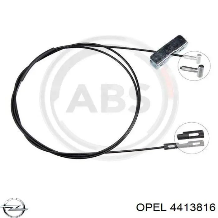 4413816 Opel передний трос ручника