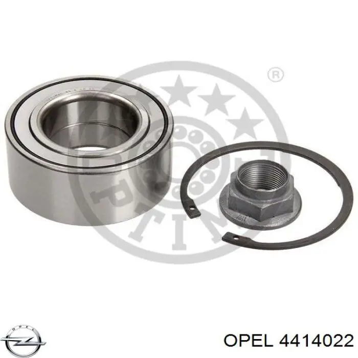 4414022 Opel Суппорт тормозной, передний, правый