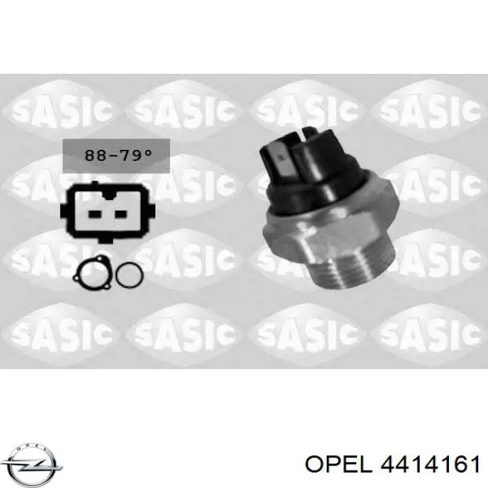 Радиатор охлаждения Opel 4414161