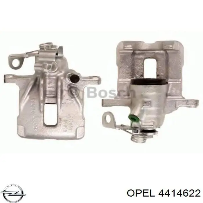 Суппорт задний правый 4414622 Opel
