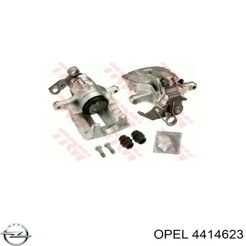 Суппорт тормозной левый задний Opel 4414623