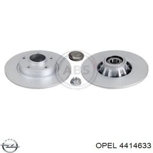 4414633 Opel Дисковый тормоз