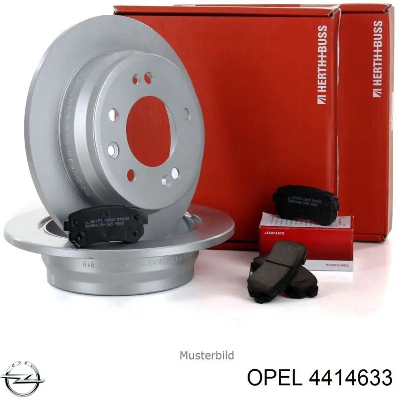 Тормозные диски 4414633 Opel