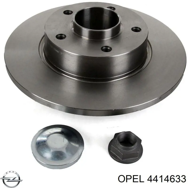 Задний тормозной диск Opel 4414633 цена, от 49.79 USD