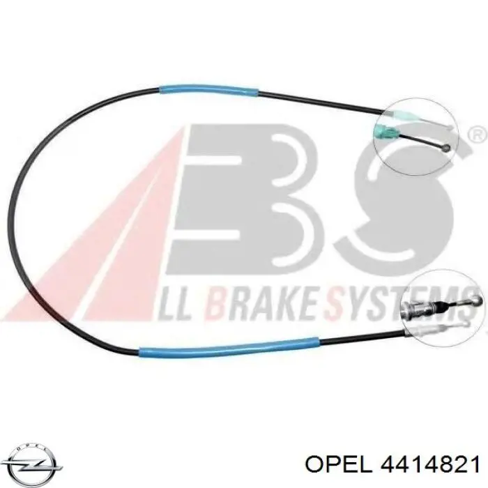 Трос ручника 4414821 Opel