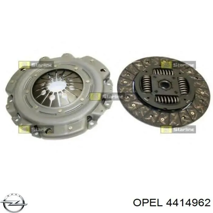 Комплект сцепления (3 части) Opel 4414962 цена, от 153.90 USD