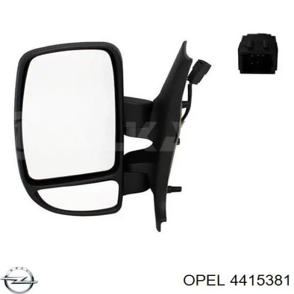 4415381 Opel зеркало заднего вида левое