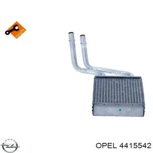 Радиатор печки (отопителя) Opel 4415542 цена, от 65.85 USD