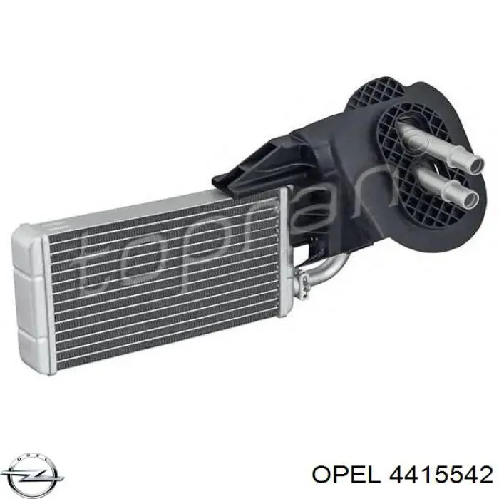 4415542 Opel радиатор печки