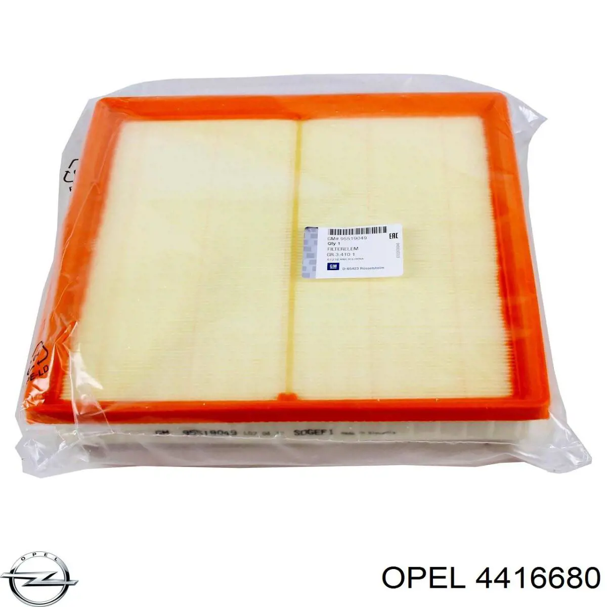 4416680 Opel воздушный фильтр