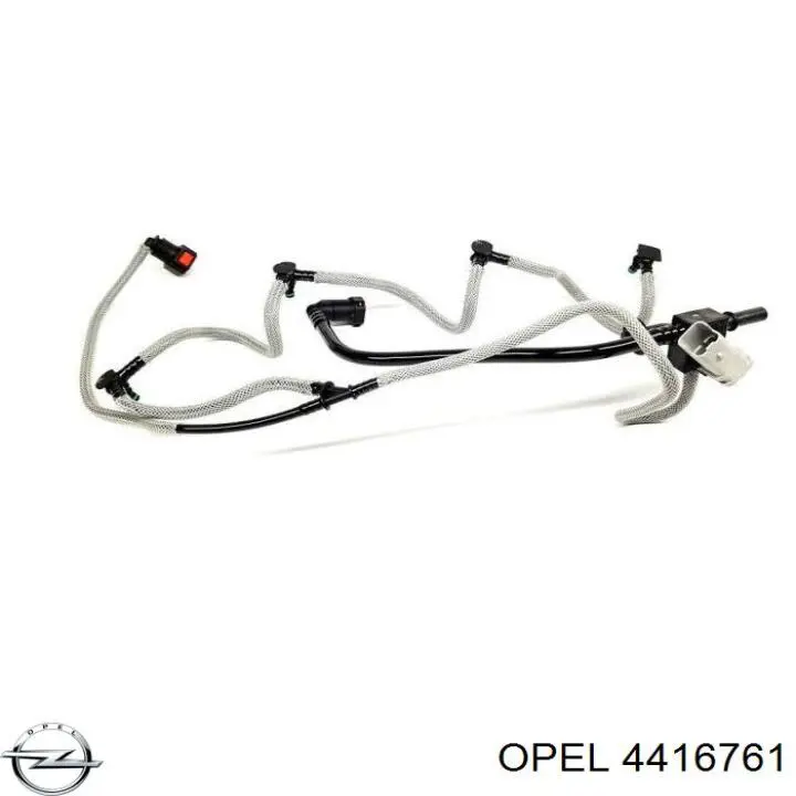 Трубка топливная, обратная от форсунок Opel 4416761 цена, от 44.91 USD