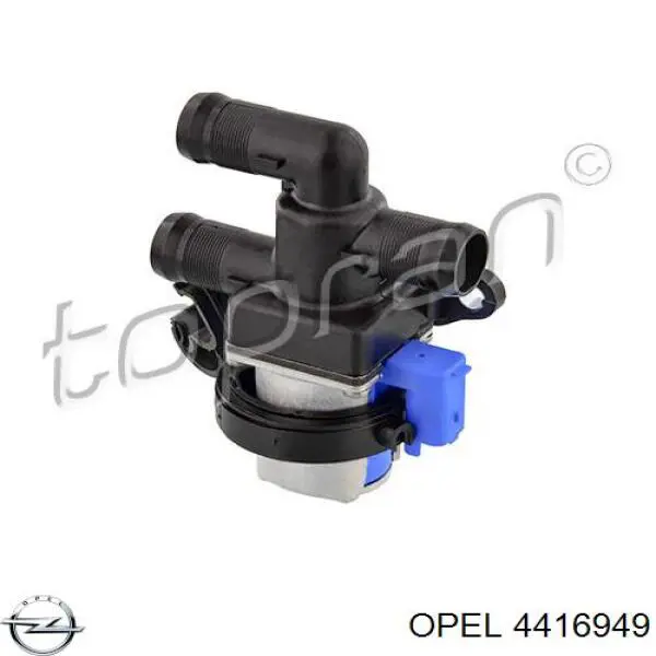 4416949 Opel válvula de regulação do fluido de esfriamento