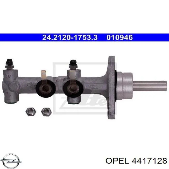 Цилиндр главный тормоза (гидротормозов) Opel 4417128 цена, от 76.31 USD