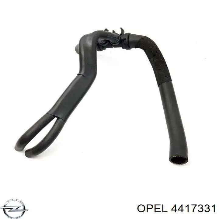 4417331 Opel шланг (патрубок радиатора охлаждения нижний)