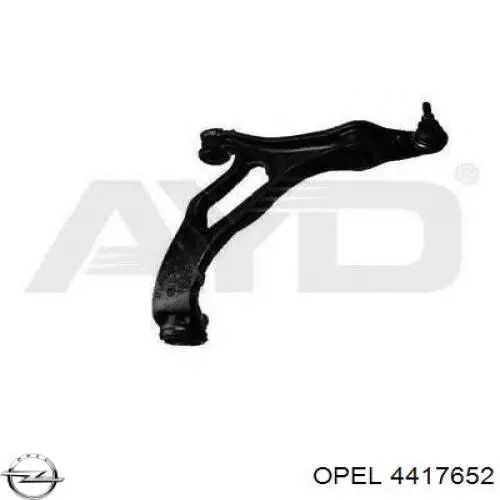 Радиатор охлаждения кондиционера Opel 4417652