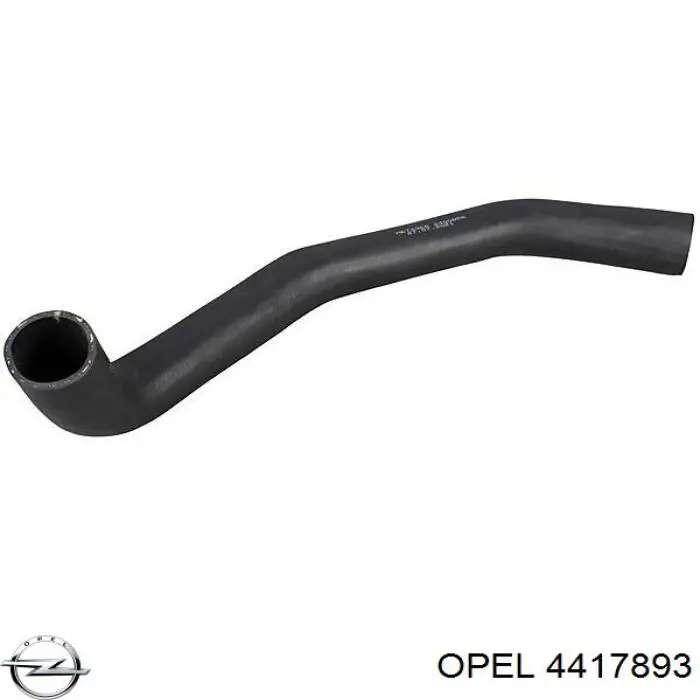 4417893 Opel mangueira (cano derivado esquerda de intercooler)