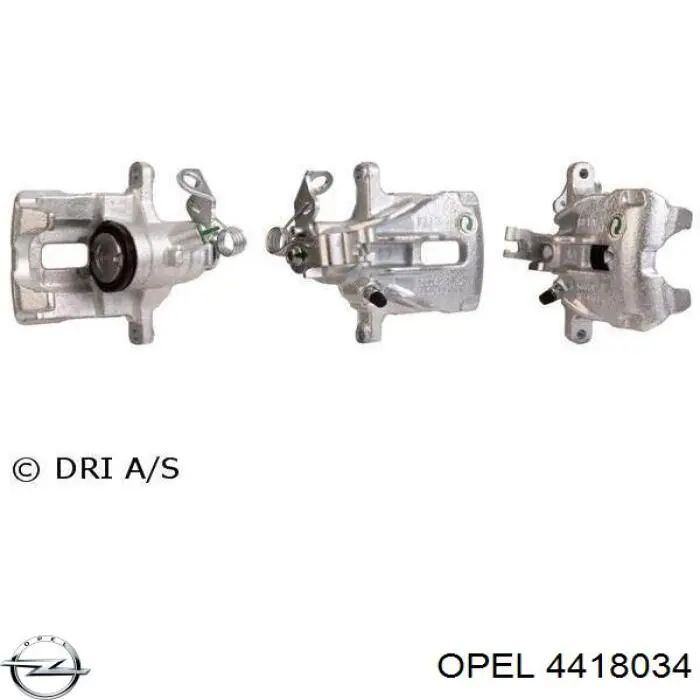 Задний левый суппорт Opel 4418034 цена, от 44.99 USD