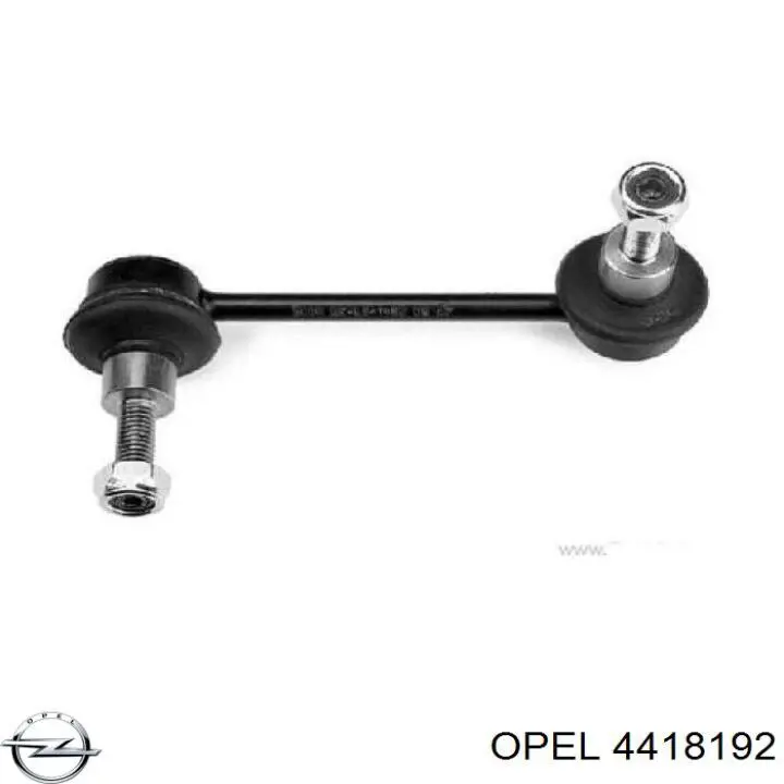 Стойка стабилизатора переднего левая Opel 4418192