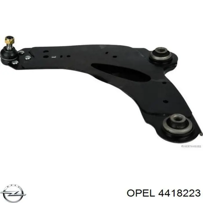 Левый рычаг передней нижней подвески Opel 4418223 цена, от 41.73 USD