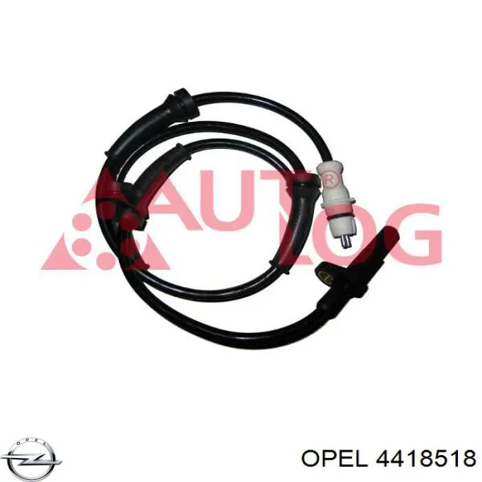 4418518 Opel датчик абс (abs передний левый)