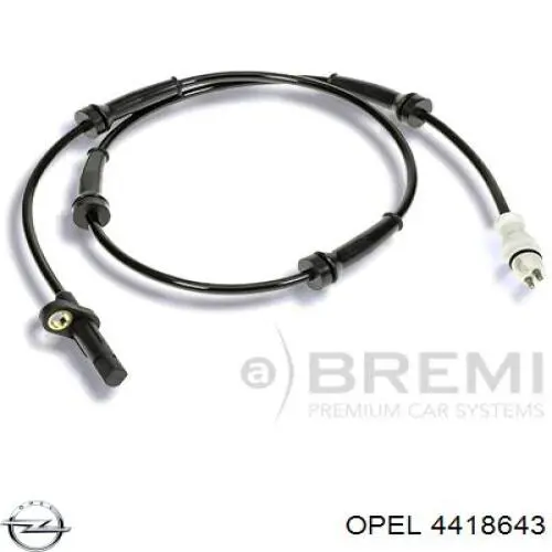 Датчик АБС задний 4418643 Opel