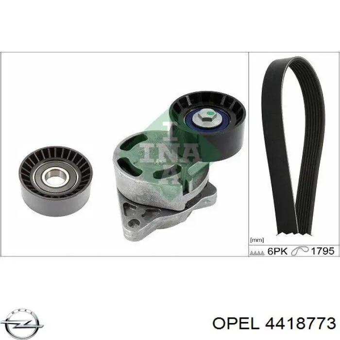 4418773 Opel ремень генератора