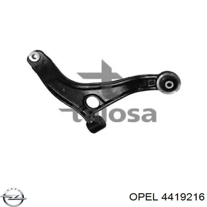 4419216 Opel рычаг передней подвески нижний правый