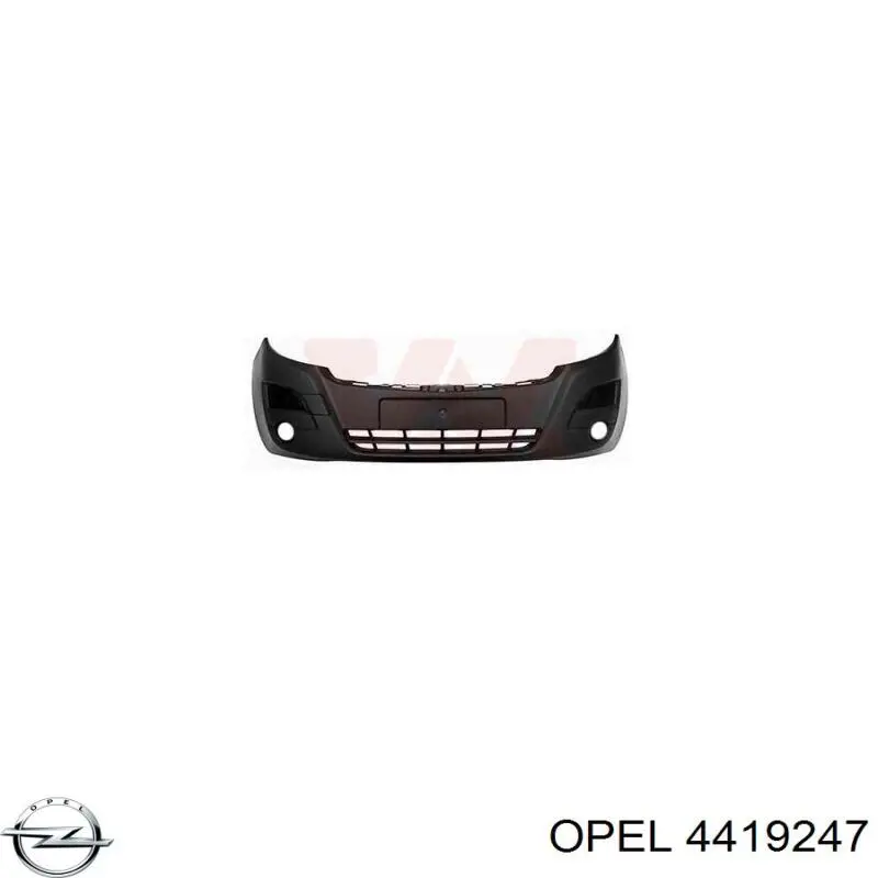 Передний бампер 4419247 Opel