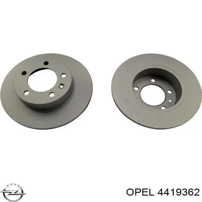 4419362 Opel Дисковый тормоз