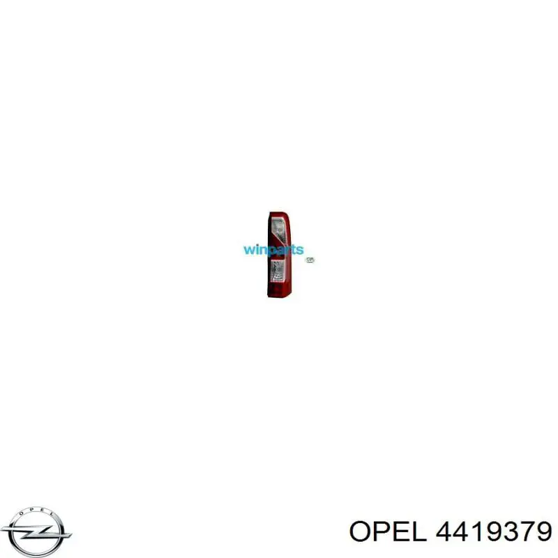 Фонарь задний правый Opel 4419379 цена, от 74.83 USD