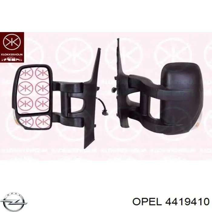 4419410 Opel espelho de retrovisão esquerdo