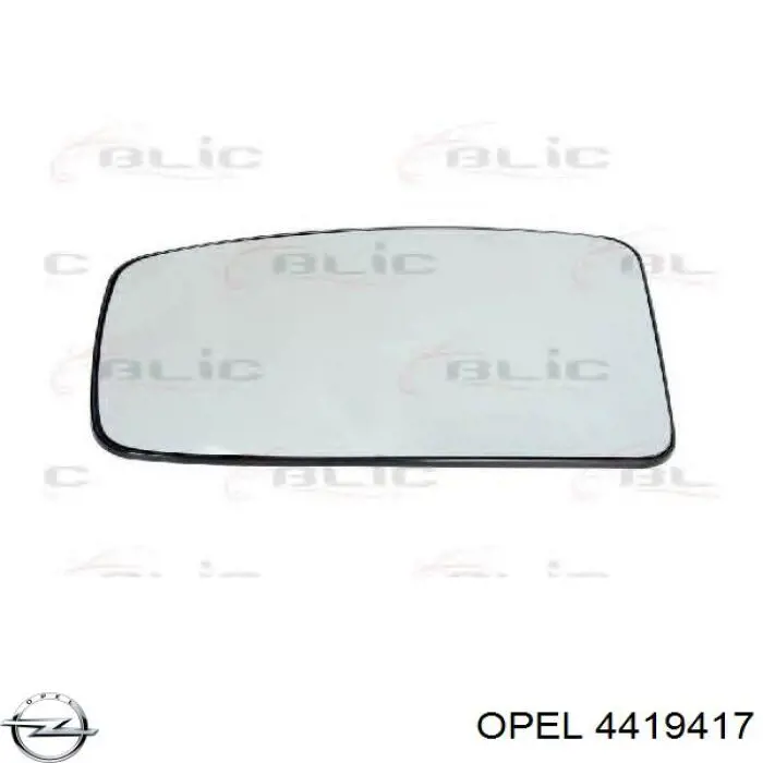 4419417 Opel зеркальный элемент зеркала заднего вида правого