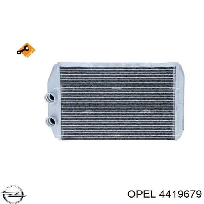 4419679 Opel radiador de forno (de aquecedor)