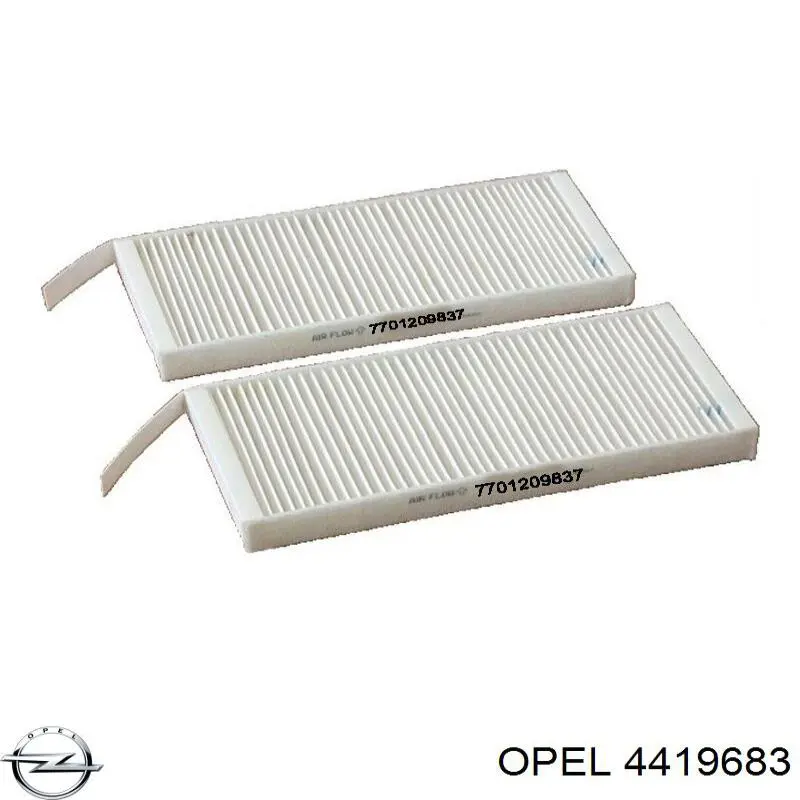 Фильтр воздушный отопителя Opel 4419683 цена, от 7.31 USD
