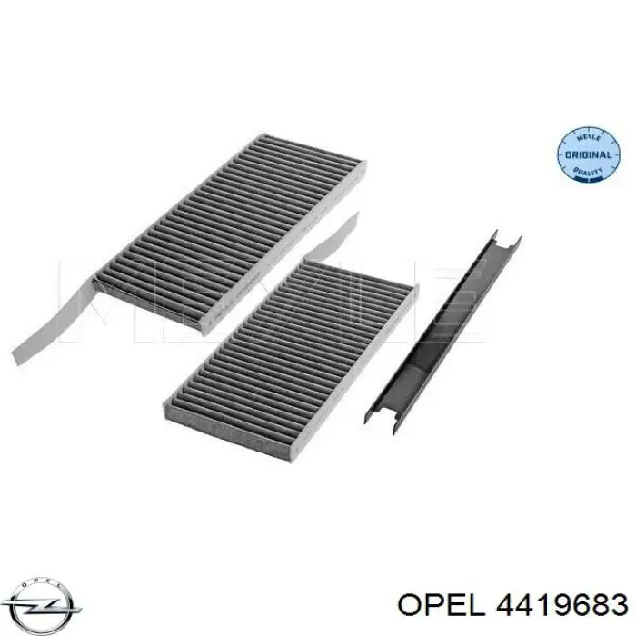 Купить 4419683 Opel Фильтр салона угольный