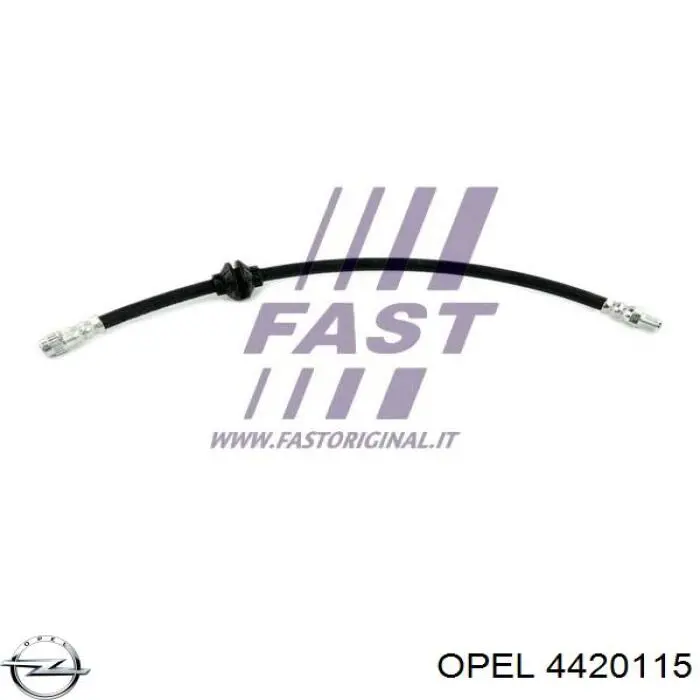 Шланг тормозной передний Opel 4420115 цена, от 7.22 USD