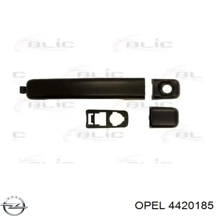 4420185 Opel maçaneta externa da porta dianteira