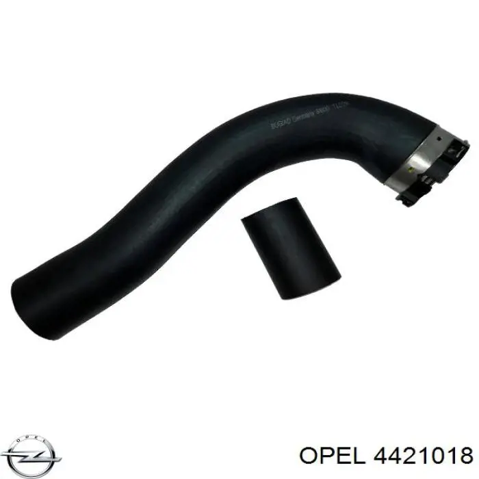 Шланг/патрубок интеркуллера Opel 4421018 цена, от 153.56 USD