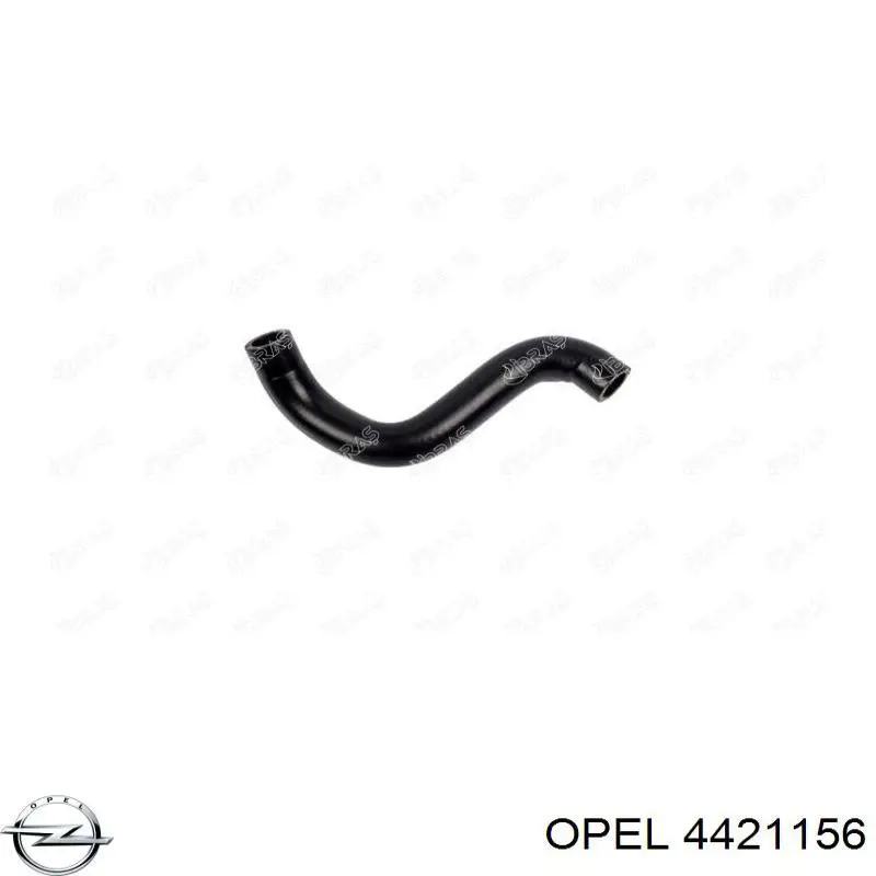 Нижний шлаг радиатора охлаждения 4421156 Opel