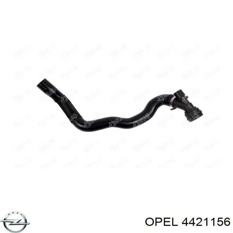 4421156 Opel Патрубок радиатора охлаждения нижний