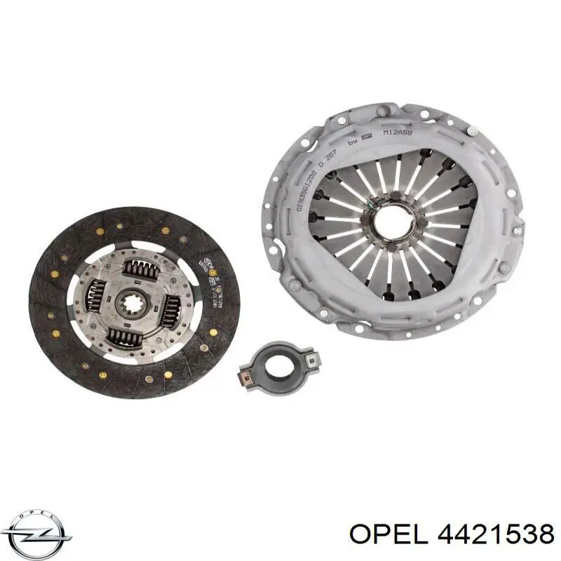 Купить 4421538 Opel Комплект сцепления (диск, корзина, подшипник)