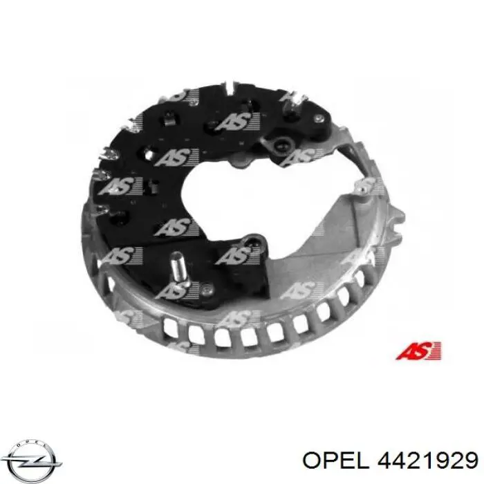 Купить 4421929 Opel Задний тормозной шланг
