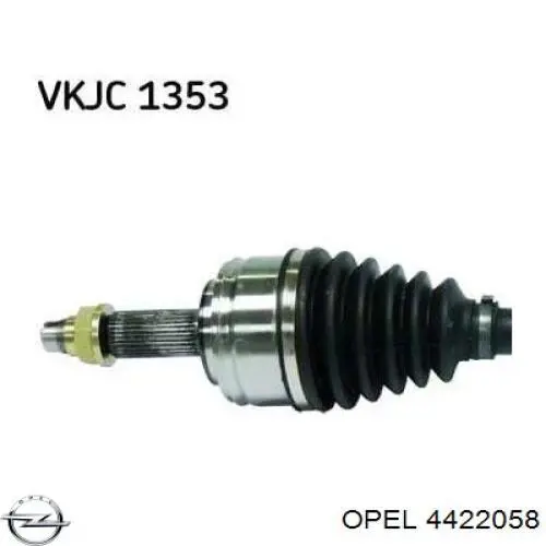 Купить 4422058 Opel Привод в сборе левый