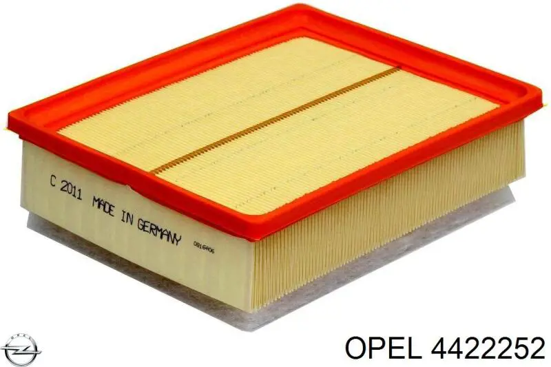 Купить 4422252 Opel Автомобильный фильтр воздуха
