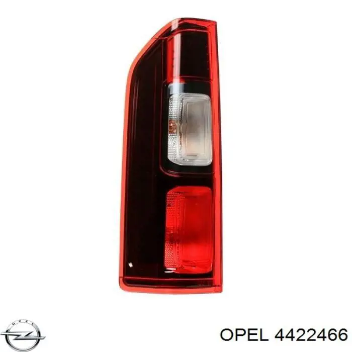 Фонарь задний левый верхний Opel 4422466 цена, от 49.36 USD