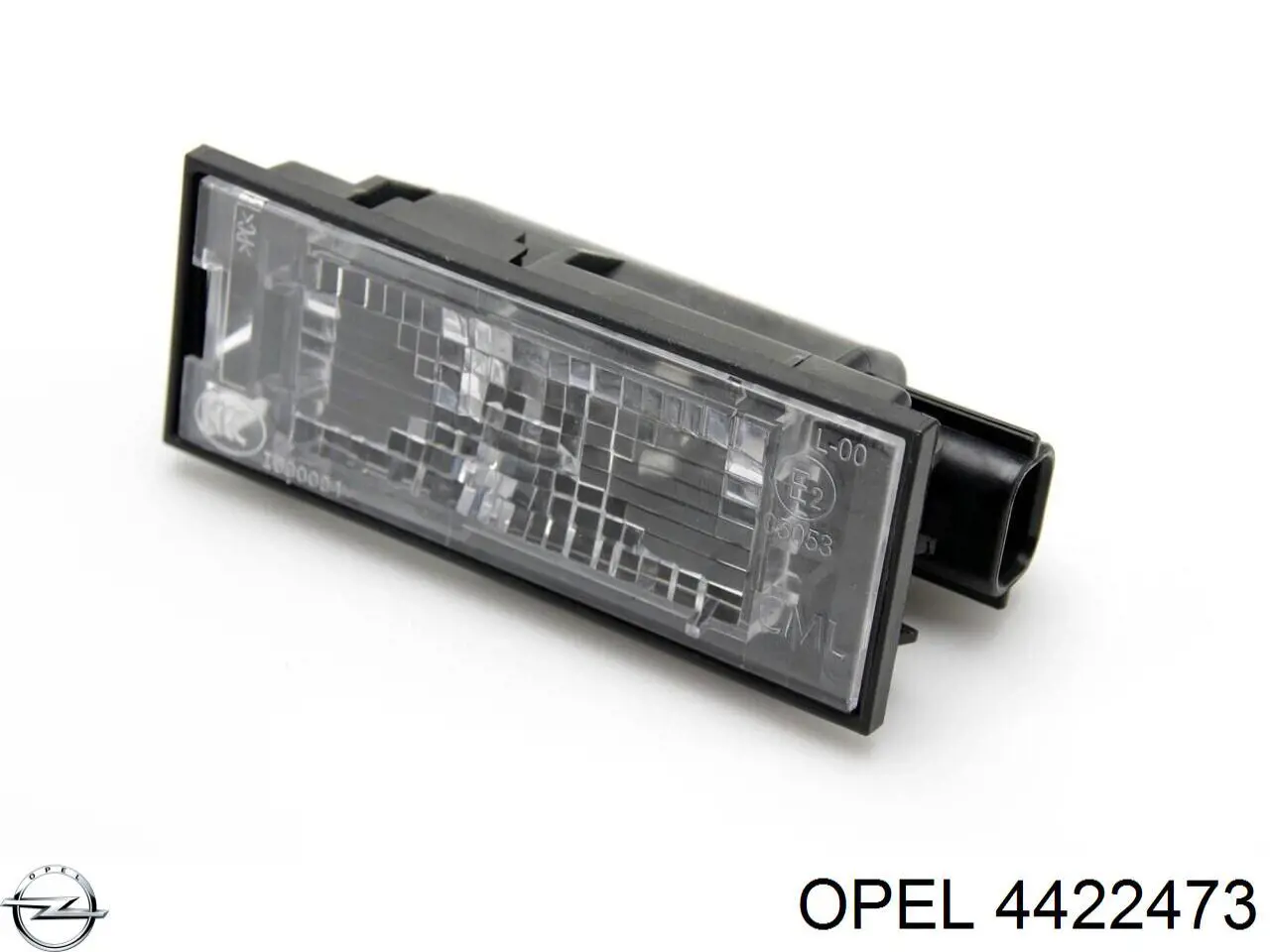 Фонарь подсветки заднего номера Opel 4422473 цена, от 6.96 USD