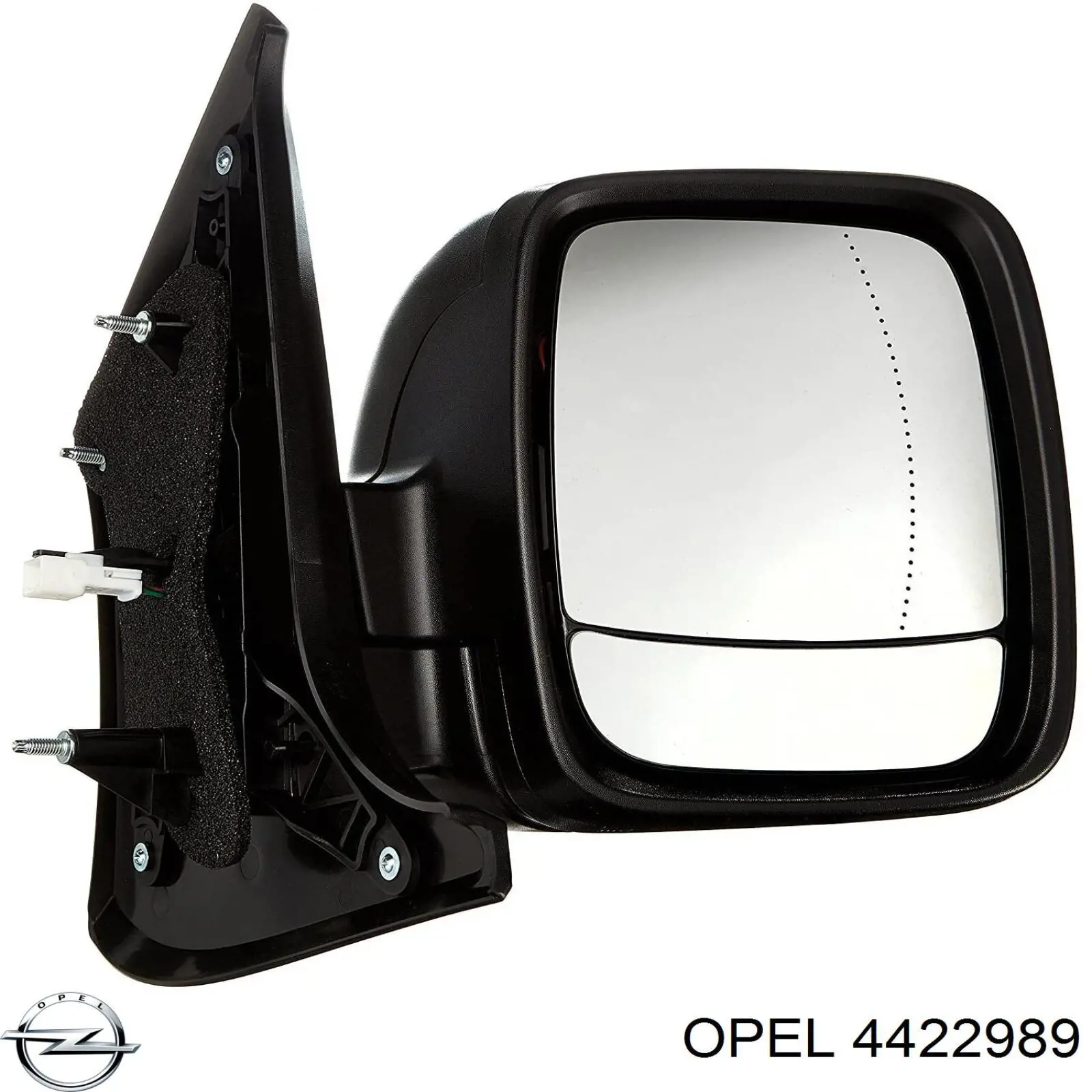 Наружное зеркало правое Opel 4422989 цена, от 87.73 USD