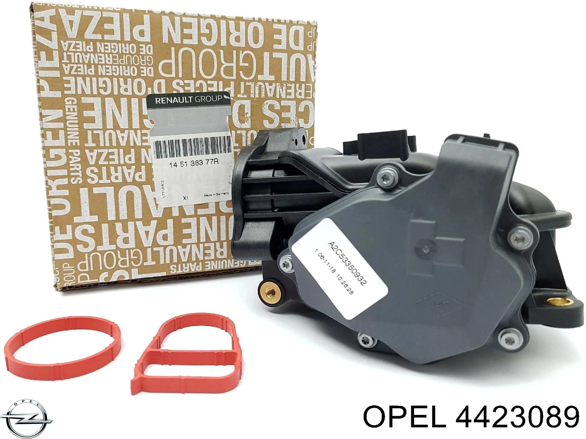 Дроссельная заслонка в сборе Opel 4423089 цена, от 247.95 USD