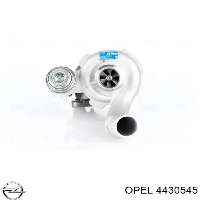 4430545 Opel Трубка (шланг) отвода масла от турбины