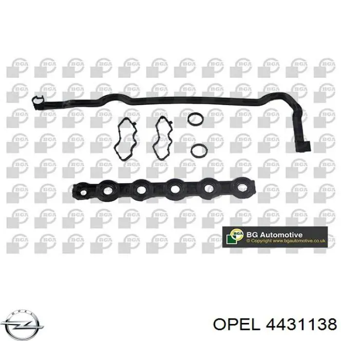 Прокладка клапанной крышки двигателя, комплект Opel 4431138
